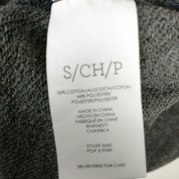 Cabi 3650 Put On Dress Grey Sweatshirt Long Sleeve Gathered Waist Stretch - Picture 6 of 6